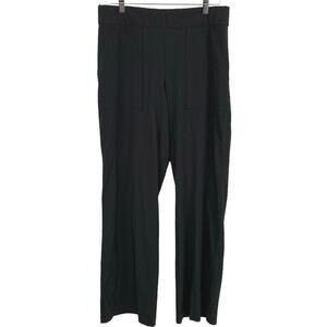 ATHLETA Pants Trousers Athleisure Pockets Black Pull On Lightweight Casual Sz 10